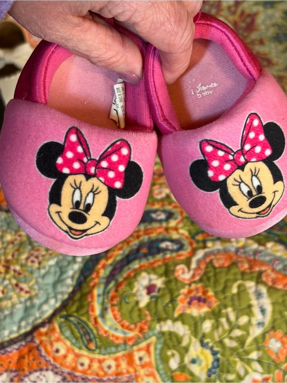 Lot of three pairs of Baby shoes.